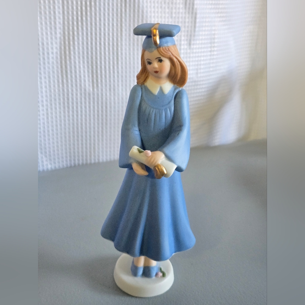 Enesco Growing Up  Girls Graduation Figurine – Vintage 1991